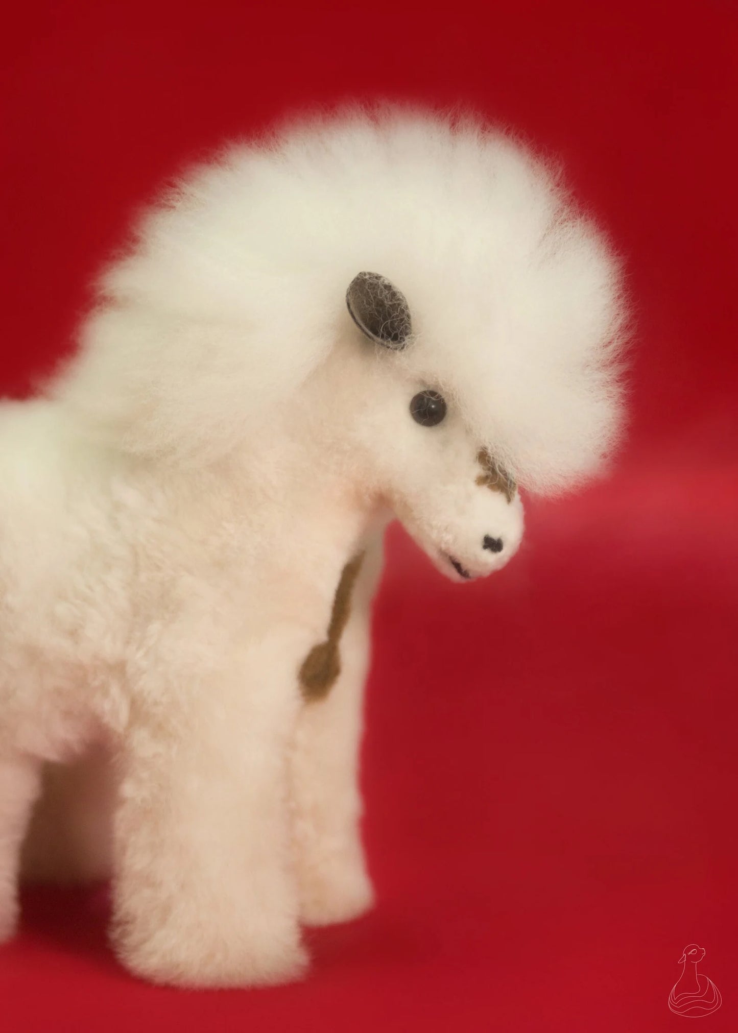 CAVALLO IN PELLICCIA DI ALPACA